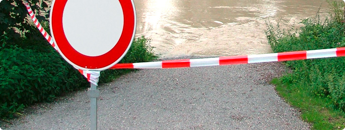 Maßnahmen bei Überschwemmungen