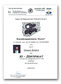 Ki - Zertifikat Kanalinspektion