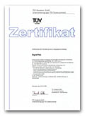 TÜV-Zertifikat Fachkundenachweis nach § 9 Abs. 2 Nr. 3 EfbV